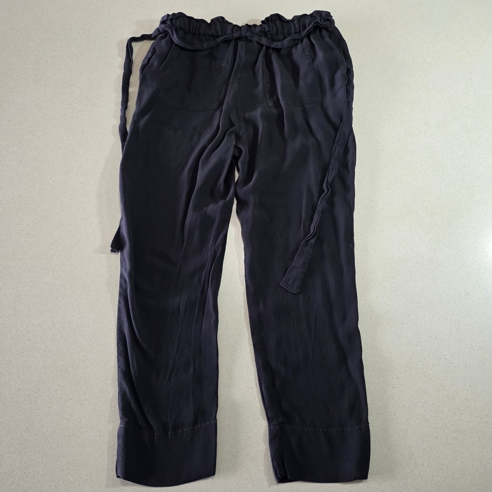 Cartonnier Anthropologie Black Paperbag Waist Jogger Pants Size M - Picture 7 of 9